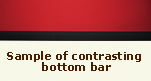 sample of contrasting bottom bar