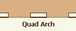 quad arch scallops